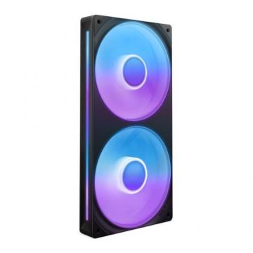 Ventilator NZXT F240 RGB Core Single-Frame, 240mm, 500-2400 RPM, 75.12 CFM/ventilator (Negru)