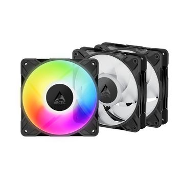 Ventilator P12 Pro A-RGB Kit 3 120mm PWM 600 - 3000rpm Negru
