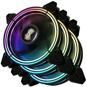 Ventilator Pc Argb CF11 Pro 3in1 120x120 Negru