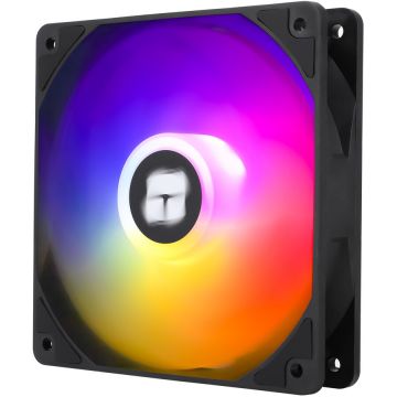 Ventilator PC TL-C12C-S 120MM 1550RPM S-FDB Bearing LED ARGB PWM Negru