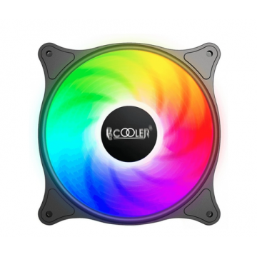 Ventilator PcCOOLER FX-120-3, iluminare sRGB, 1 x 120mm, 1200rpm (Negru)