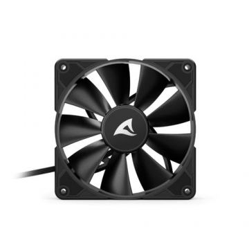 Ventilator Sharkoon SilentStorm BW120, 120 mm, 1400 rpm, PWM (Negru)