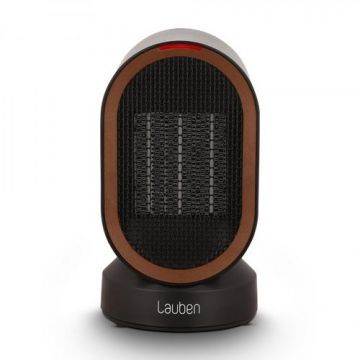 Ventilator si incalzitor de birou Lauben 2 in 1 600BB,  mod racire, modul incalzire, pentru incaperi de pana la 10 m2, cronometru, 600 W (Negru)