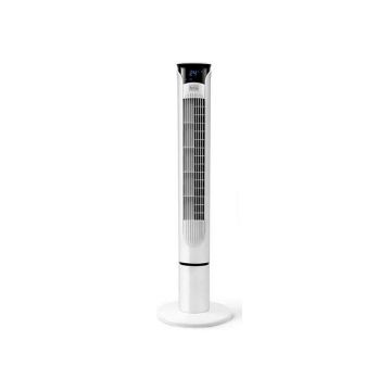 Ventilator turn Black+Decker BXEFT49E, 45 W, 3 viteze, Temporizator, Oscilatie, H 102 cm (Alb)