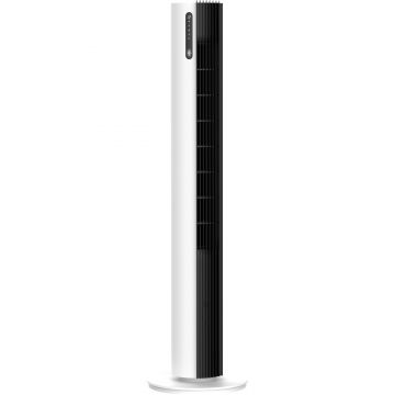Ventilator turn Heinner HTF-LDC30WH, 30W, 12 trepte viteza, 3 moduri, Functie Sterilizare, Control Touch, Display LED, Telecomanda, Alb/Negru