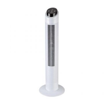 Ventilator turn VOLTENO VO0675, 45W, 3 viteze, telecomanda (Alb)