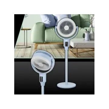 Ventilator cu Picior Fram FSF-MAT24DC-BL, 24 W, 9 Trepte, Motor DC, Timer, Telecomandă, Aromaterapie, Albastru