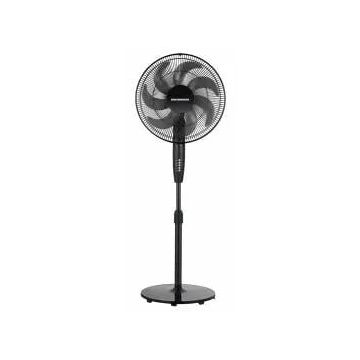 Ventilator cu Picior Heinner HSF-M750D-BK, 50W, 7 Palete, Timer 7H, Control Digital, Telecomandă, Funcție Oscilaie 85°, 3 Trepte de Vitez, 3 Moduri (natural, Noapte, Normal), Înlime Ajustabil, În