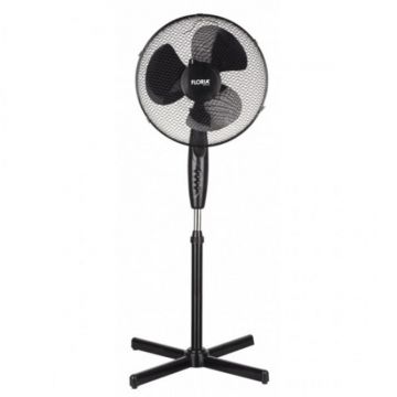 Ventilator cu Picior, Motor Silentios, Putere 40W, Diametru 40 cm, Negru
