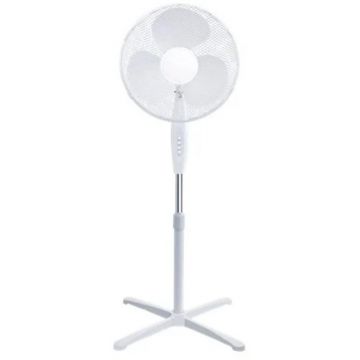 Ventilator cu Picior Victronic, 45W, 3 Trepte, Inaltime Reglabila, Gri, 40 cm