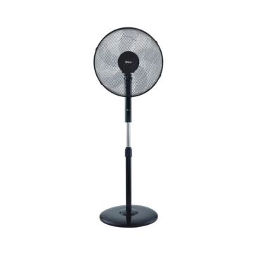 Ventilator cu Picior Zilan, Negru, 48W, 3 Trepte Viteza