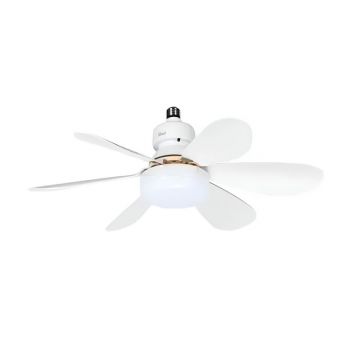 Ventilator de Tavan Zilan, cu Iluminare Led, Diametru 52 cm, 3 Trepte Viteza, 15 kw