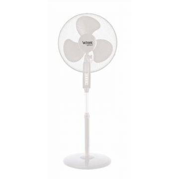 Ventilator Electric, cu Picior, 40 cm, 3 Trepte Viteza, 40 W, Alb, Victronic