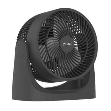 Ventilator pentru Podea sau Birou, 3 Viteze, Putere 35 W, Diametru 22 cm, Inaltime 29 cm, Zilan