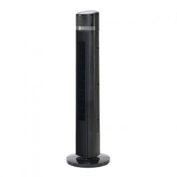 Ventilator turn digital Heinner HMTF-D3BK – 45 W, 3 viteze + ECO, timer 15h, telecomandă, negru