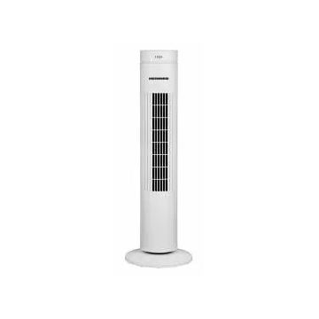 Ventilator Turn Digital Heinner HTF-M35WH, 35W, Control Tactil, Indicatori Led, Telecomandă, Funcție Memorare, Funcție Oscilaie 60°, Timer 7H, 3 Trepte de Vitez, Înlime 76 Cm, Alb